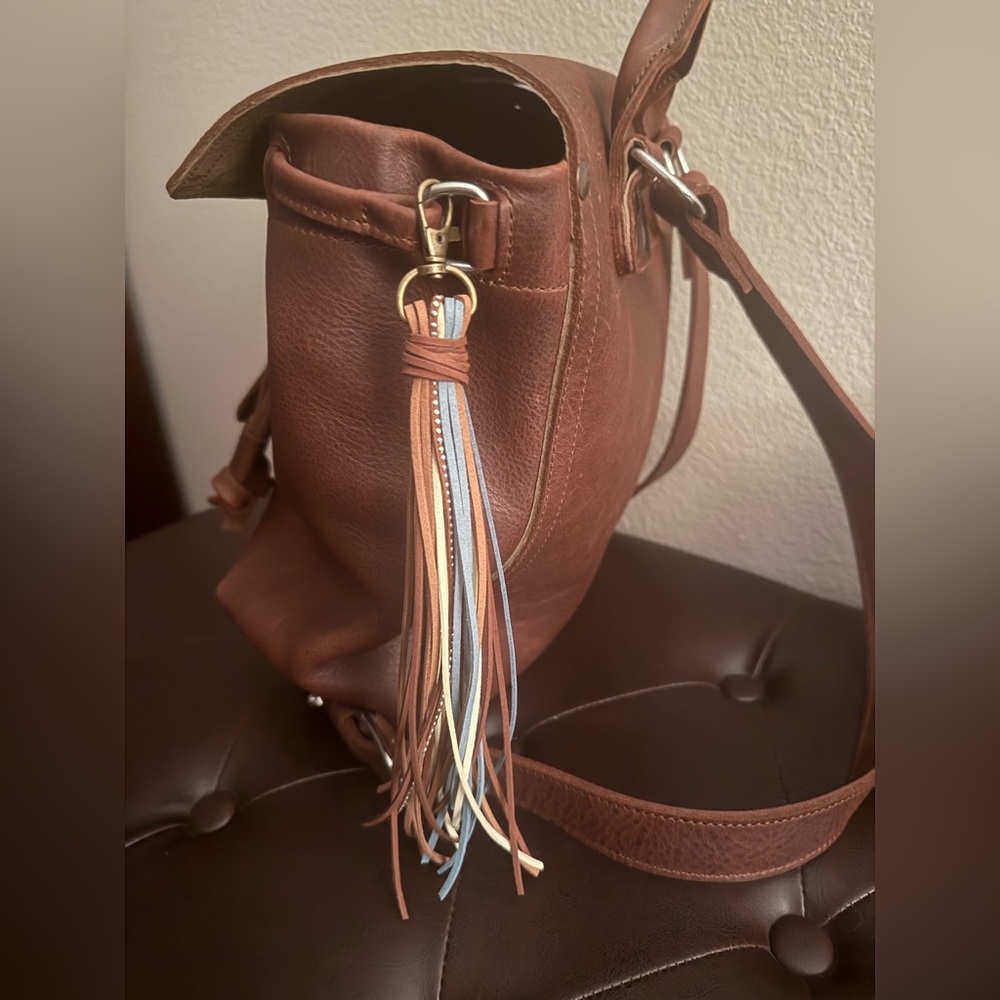 Brand New**** Handmade Suede Tassel Keychain (Keychain Tassel Only) - Picture 3 of 4